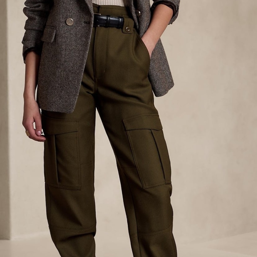 Banana republic wool cargo pants size 2 new with tag